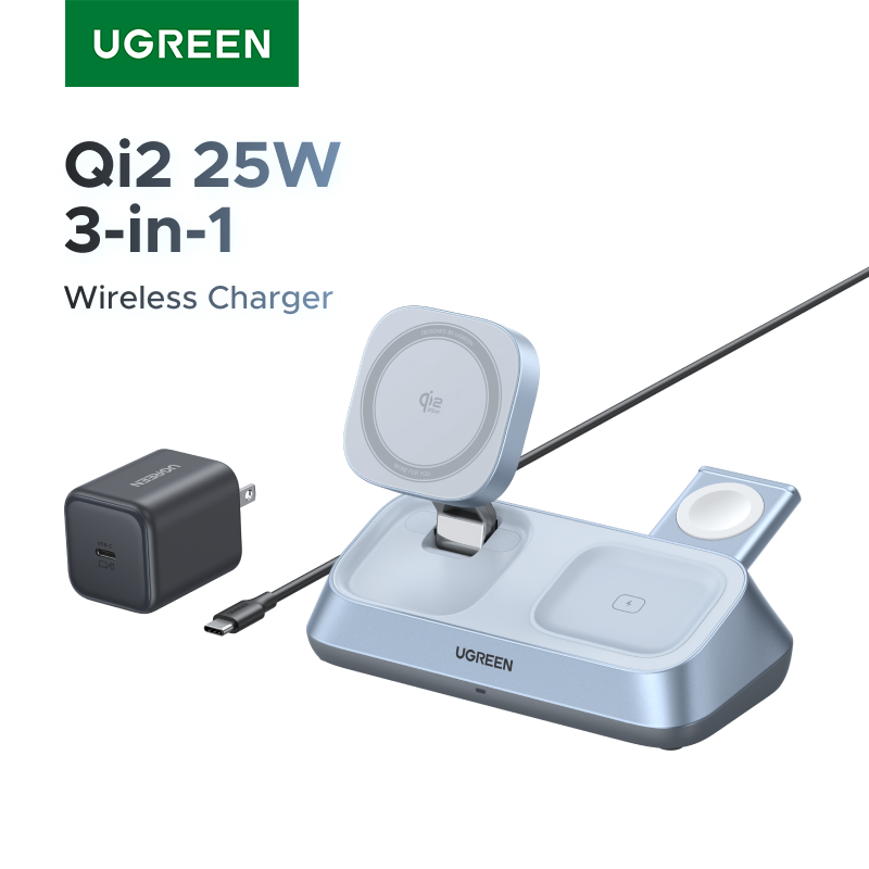 Wireless Charger Watch - UGREEN Qi2 25W MAX Magnetic Wireless