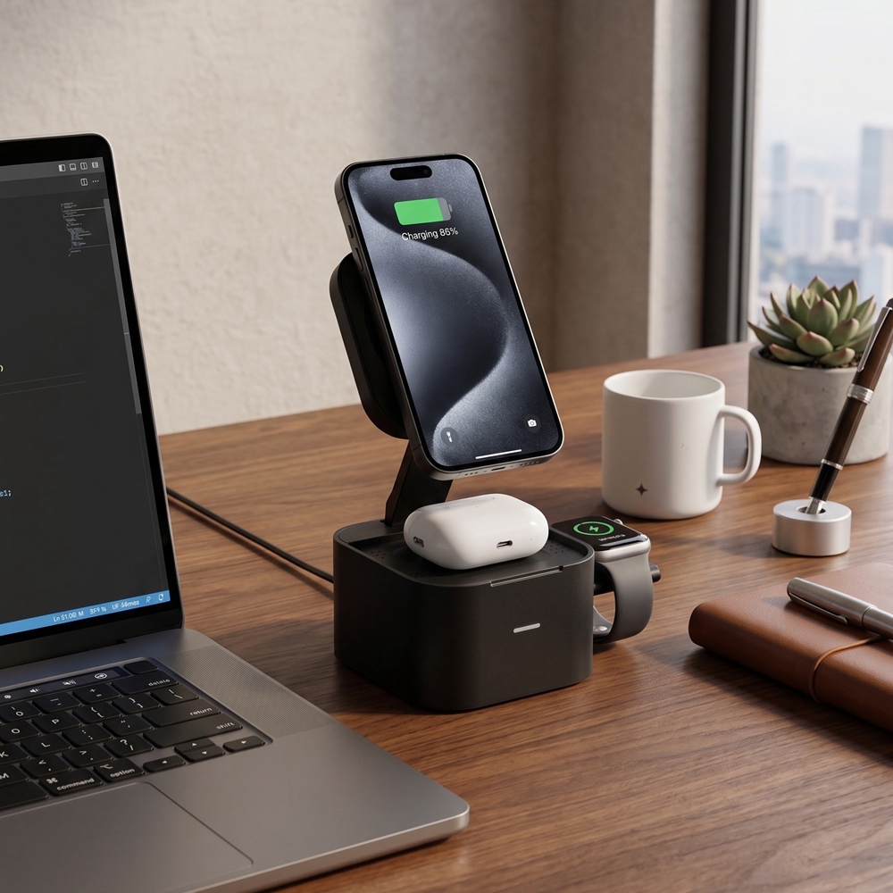 Wireless Charger Watch - Qi2.2 3 in 1 25W Magnetic