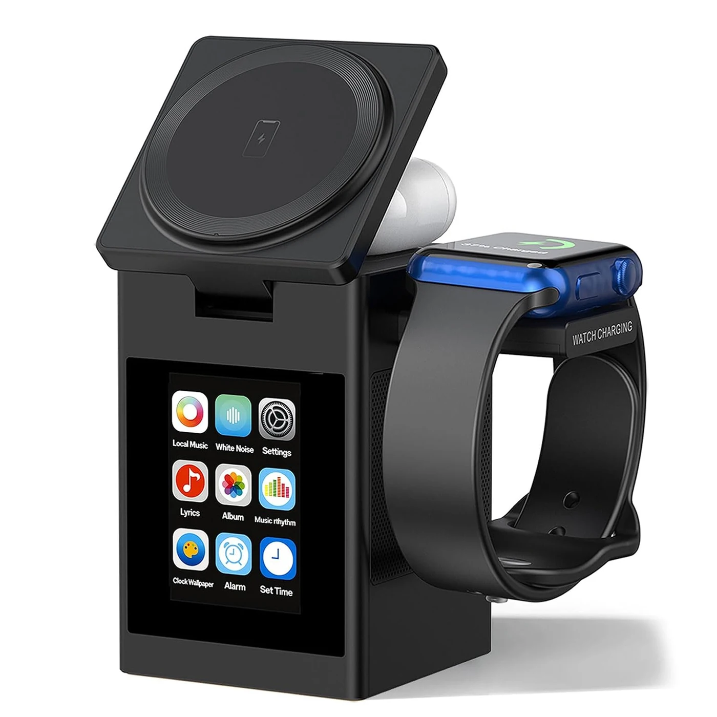 Smartwatch Ac - LED Screen Magnetic Wireless Charger Stand