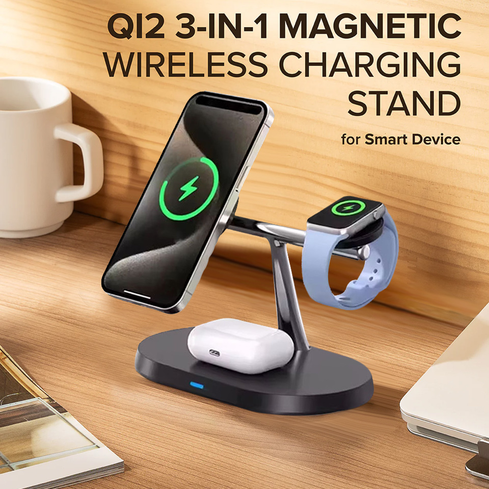 3 in 1 Magnetic Wireless Charg - огляд і ціна Wireless Charger Watch