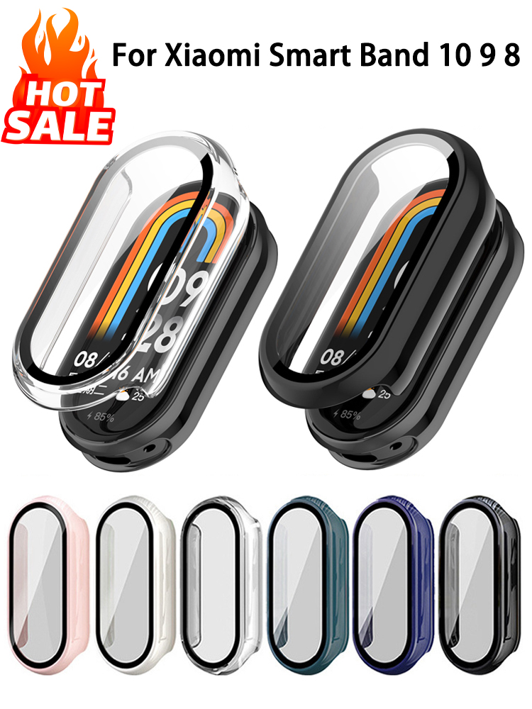 Tempered Glass+PC Case For Xia - огляд і ціна Smartwatch Band Accessories