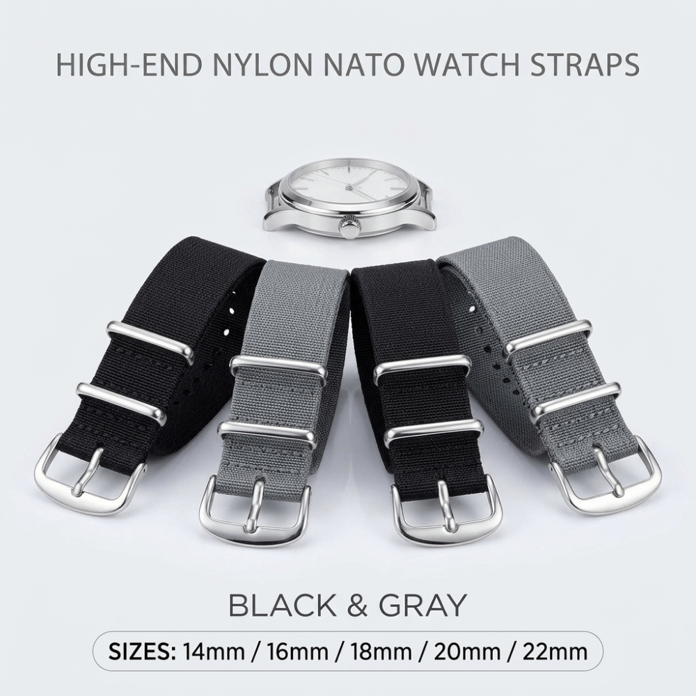 14/16/18/20/22mm NATO Watch Ba - огляд і ціна Nylon Nato Strap