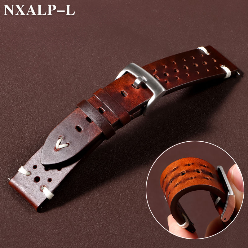 Retro Oil Wax Discoloration Le - огляд і ціна Nylon Nato Strap