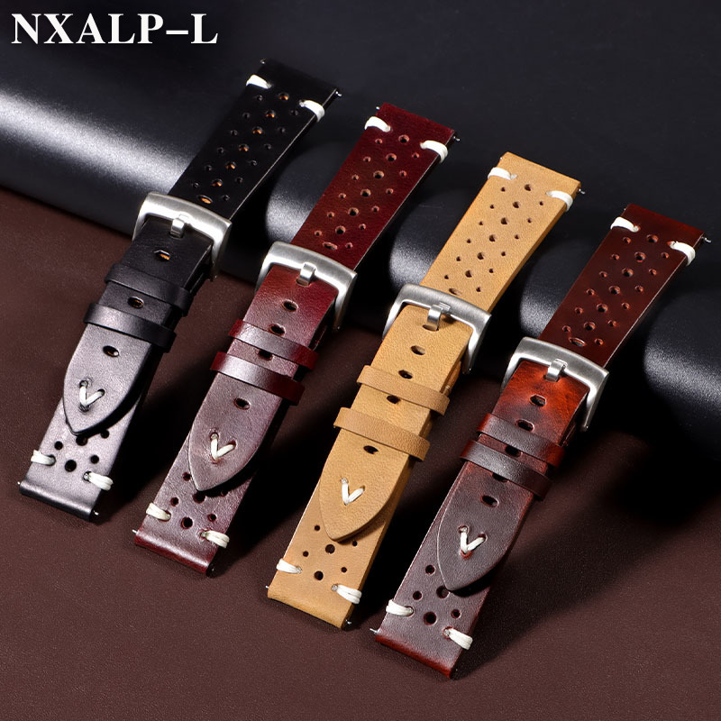 Retro Oil Wax Discoloration Le - огляд і ціна Nylon Nato Strap