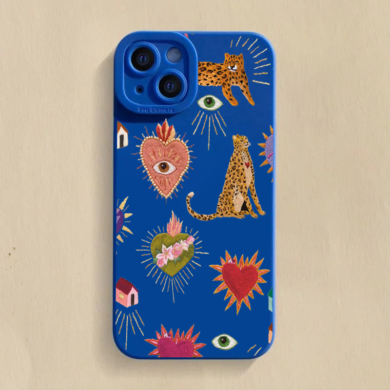 Floral Leopard Eyes Phone Case - огляд і ціна Samsung Galaxy S25