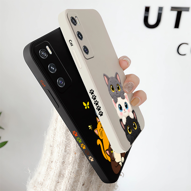 Cute Coloful Cats Phone Case F - огляд і ціна Vivo V40
