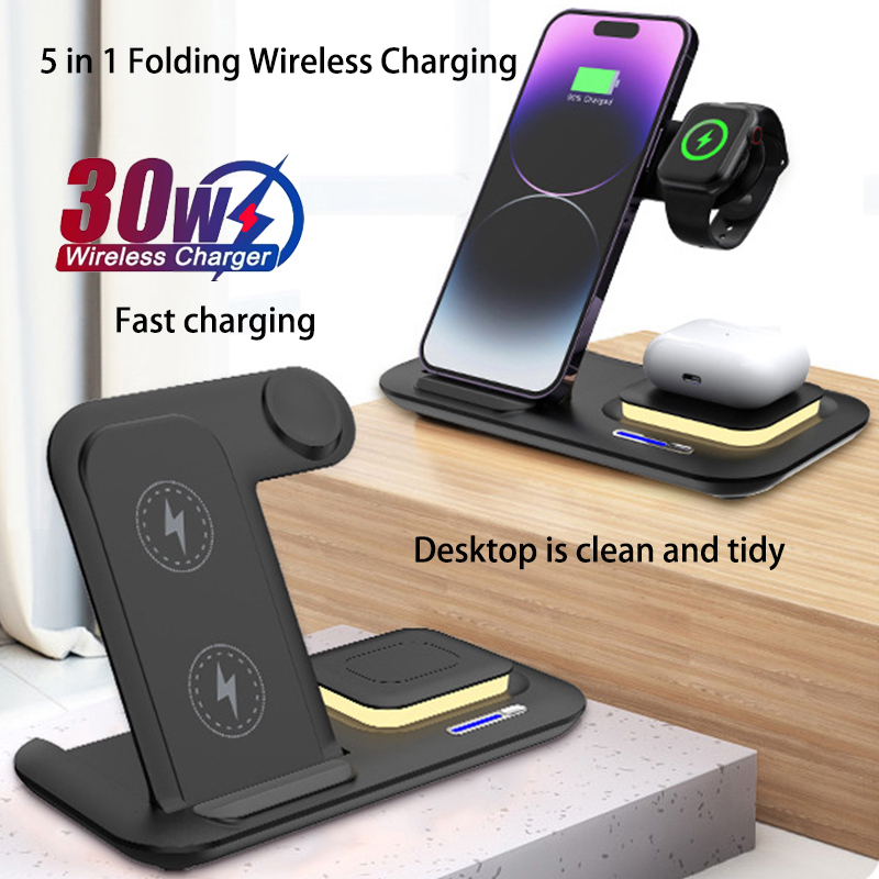 Hot 3 in 1 Foldable Wireless M - огляд і ціна Wireless Charger Watch