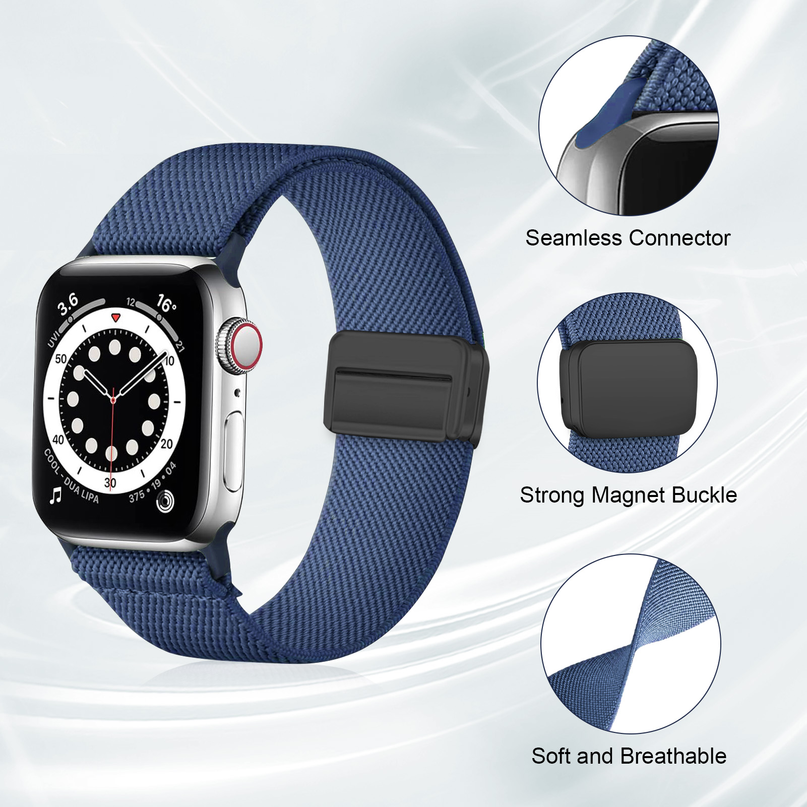 Magnetic Strap For Apple Watch - огляд і ціна Solo Loop Strap