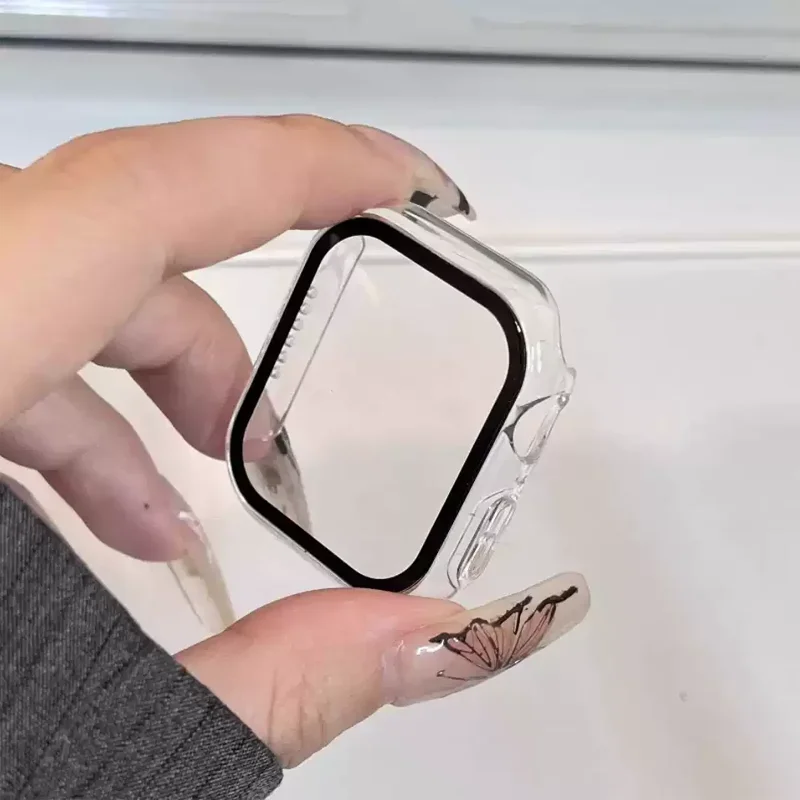 Glass + Case for Apple Watch 4 - огляд і ціна Smartwatch Band Accessories