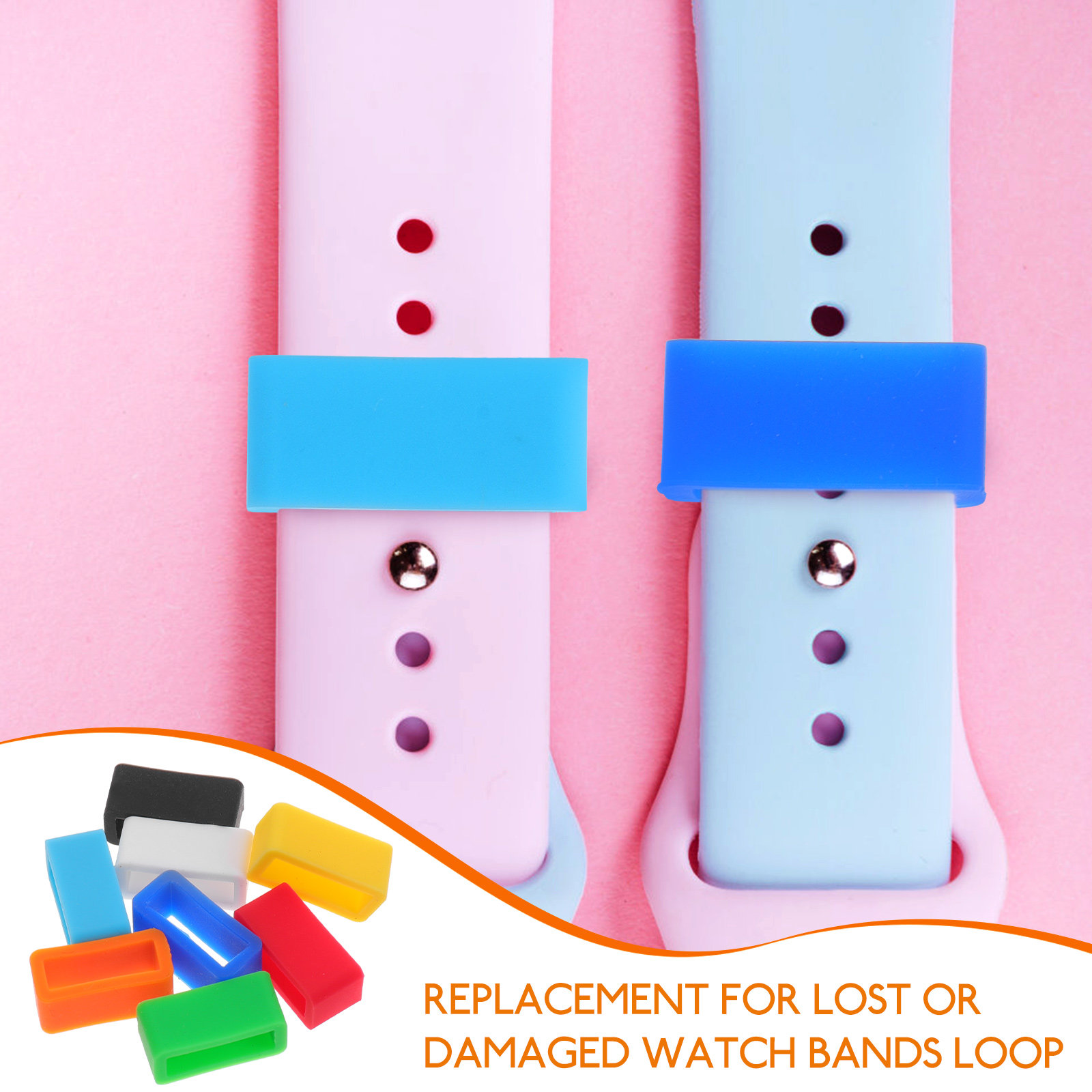 8Pcs Professional Watchband Bu - огляд і ціна Silicone Band Replacement