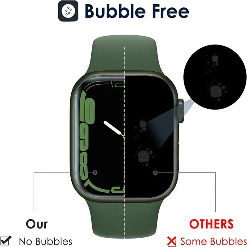 3PCS Hydrogel Film for Apple W - огляд і ціна Watch Case Bumper