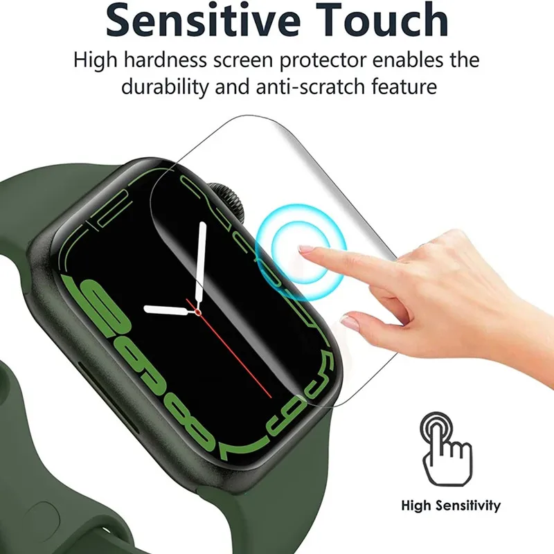 3PCS Hydrogel Film for Apple W - огляд і ціна Watch Case Bumper