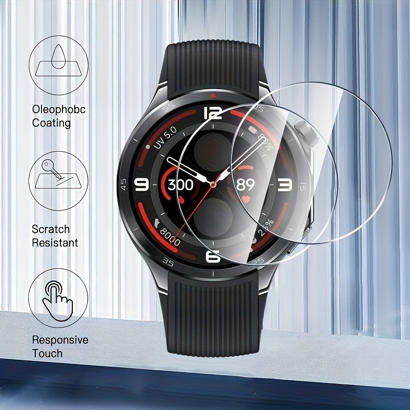 3PCS 9H Tempered Glass Screen  - огляд і ціна Watch Face Protector