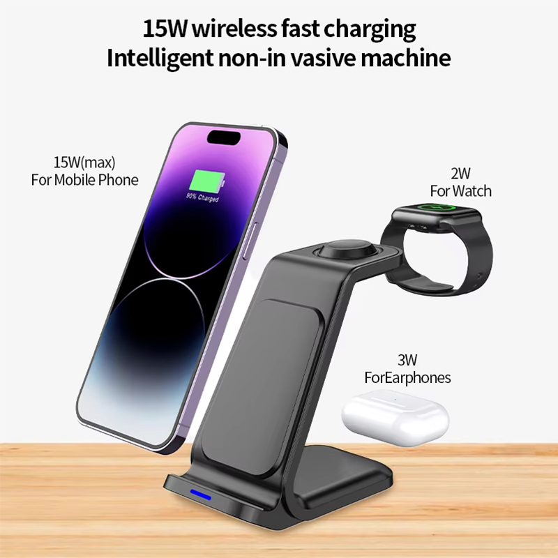 15W 3 in 1 Wireless Charger St - огляд і ціна Wireless Charger Watch